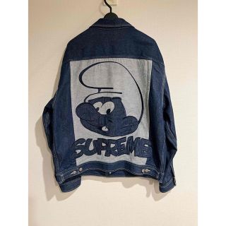 シュプリーム(Supreme)のSupreme / Smurfs™ Denim Trucker Jacket(Gジャン/デニムジャケット)