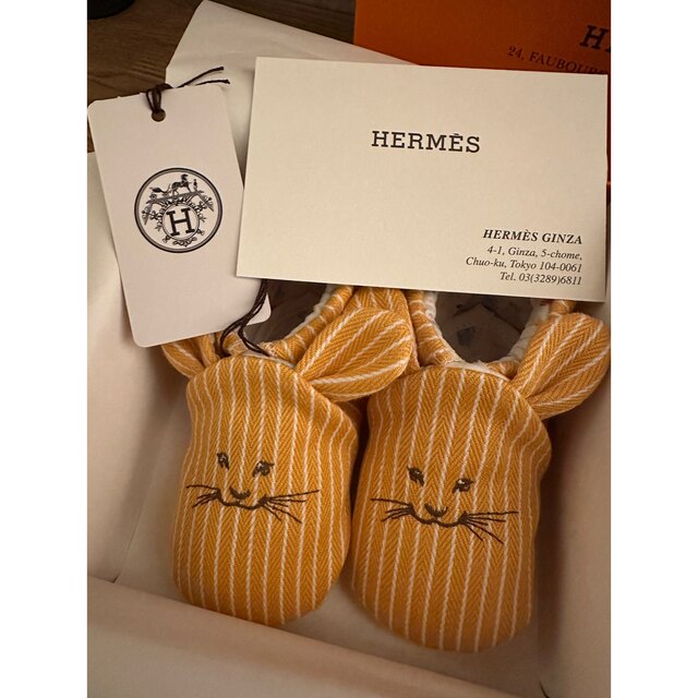 新品未使用】HERMES ベビーシューズ パスパス 【アウトレット☆送料