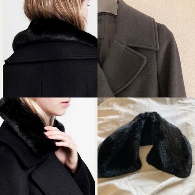 Acne Studios(アクネストゥディオズ)のAcne Studios アクネ Era Coat ロングコート　ブラック　32 レディースのジャケット/アウター(ロングコート)の商品写真