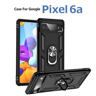 グーグルピクセル(Google Pixel)のGoogle Pixel 6a ケース ブラック 耐衝撃(Androidケース)