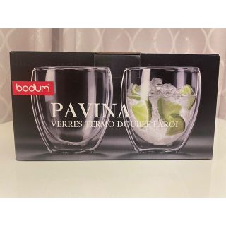 ボダム(bodum)の【新品未使用】ボダム ダブルウォールグラス(グラス/カップ)