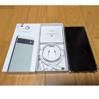 グーグルピクセル(Google Pixel)の値下げ 美品 Google Pixel6a sage 128GB SIMフリー(スマートフォン本体)