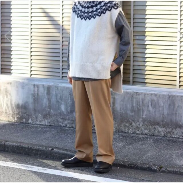 新品auralee LIGHTWOOL MAX GABARDINE SLACKS