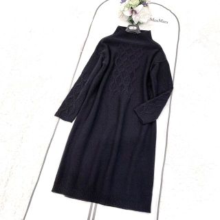 マックスマーラ(Max Mara)の極綺麗‼️マックスマーラ ’S Max Maraカシミヤニットふんわりワンピース(ひざ丈ワンピース)