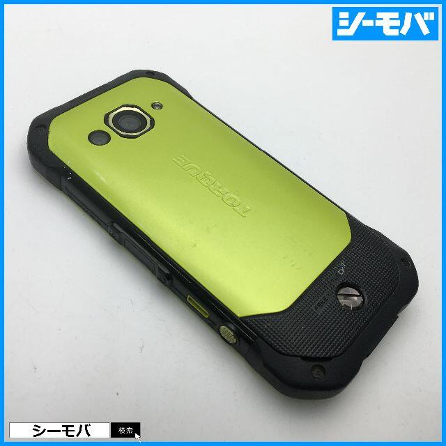 京セラ(キョウセラ)の◆SIMフリー良品au京セラ TORQUE G03 KYV41 グリーン 560 スマホ/家電/カメラのスマートフォン/携帯電話(スマートフォン本体)の商品写真