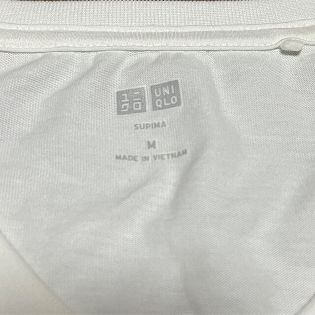 UNIQLO(ユニクロ)のVネック ロンT 2枚 ユニクロ S/M スーピマコットン メンズのトップス(Tシャツ/カットソー(七分/長袖))の商品写真