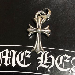 Chrome Hearts - 正規品 クロムハーツ スモールクロス withベイル ネックレス