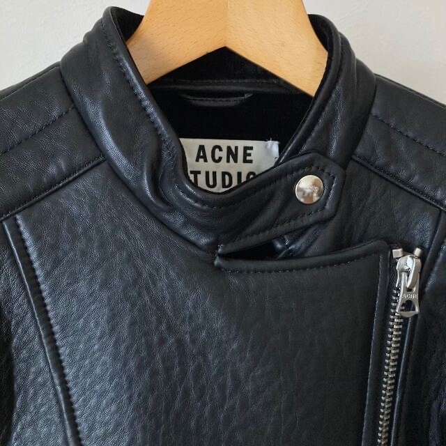 Acne Studios  アクネ ストゥディオズ ラムレザー ライダース　＊