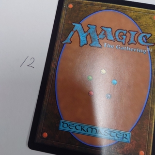 マジックザギャザリング(マジック：ザ・ギャザリング)のMTGカード裏面12(カード)