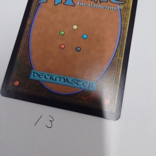 マジックザギャザリング(マジック：ザ・ギャザリング)のMTGカード裏面13(シングルカード)