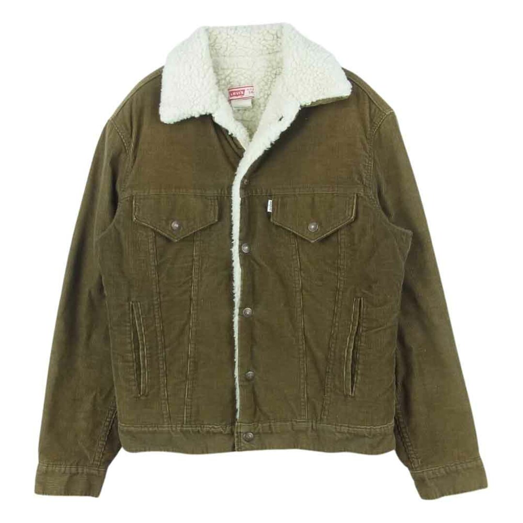 Levi's リーバイス 70s~80s 70608 1529 裏ボア コーデュロイ ジャケット コットン オリーブ系 36