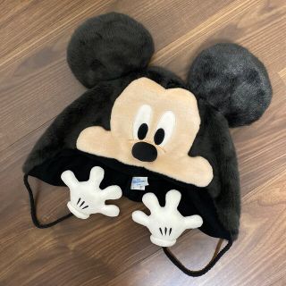 ディズニー(Disney)の【一度だけ使用＊送料込】ディズニー＊ミッキー ＊帽子＊被り物＊ファンキャップ(キャラクターグッズ)