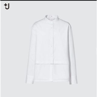 ジルサンダー(Jil Sander)の最終値下げ！ユニクロ＋Jジルサンダー　スーピマコットンシャツ(シャツ/ブラウス(長袖/七分))