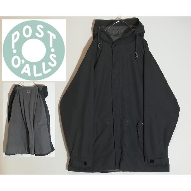 172 POST OVERALLS モッズパーカー 裏フリース