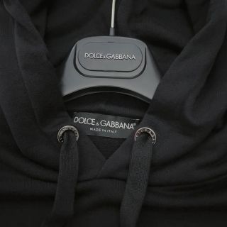 DOLCE&GABBANA - 【美品】DOLCE&GABBANA ロゴ刺繍 スウェットパーカー ... 【美品】DOLCE&GABBANA ロゴ刺繍 スウェットパーカー黒 48 正規品