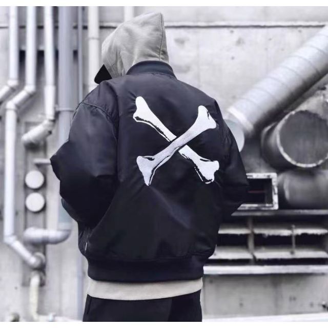 WTAPS 22SS TEAM JACKET BLACK Sサイズ - ナイロンジャケット