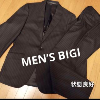 メンズビギ(MEN'S BIGI)のMEN'S　BIGI/メンズ・ビギ　ブラックストライプ　大変綺麗」(セットアップ)