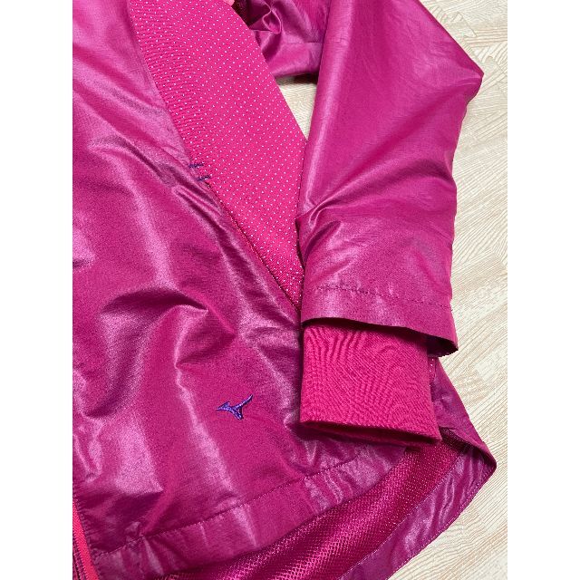 MIZUNO(ミズノ)のミズノ ウィンドブレーカー ピンク ドット 38 レディースのジャケット/アウター(ブルゾン)の商品写真