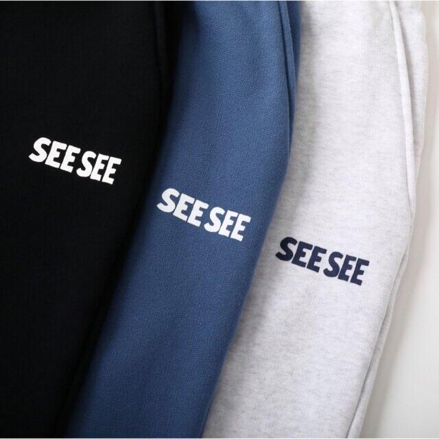 SEE SEE SPORTY SWEAT PANTS ブラック シーシー パンツ