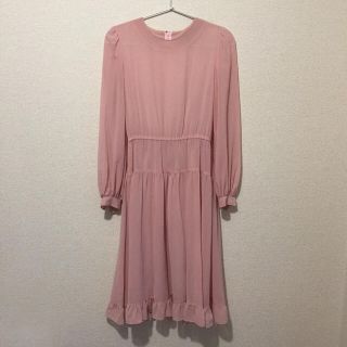 ロキエ(Lochie)のvintage ピンク ワンピース(ロングワンピース/マキシワンピース)