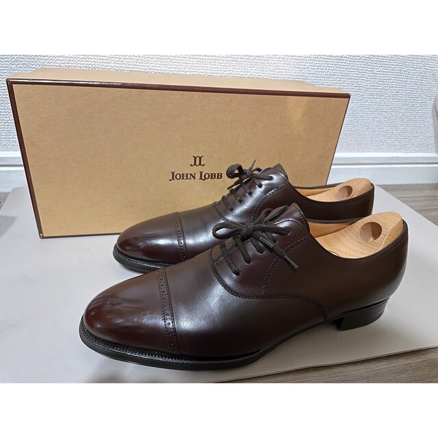 JOHN LOBB Philip II ジョンロブ フィリップ2 6.5D 茶箱-silversky