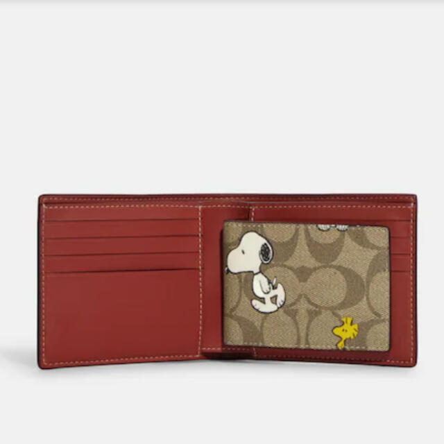 COACH(コーチ)の新品コーチ×スヌーピー折財布 メンズのファッション小物(折り財布)の商品写真