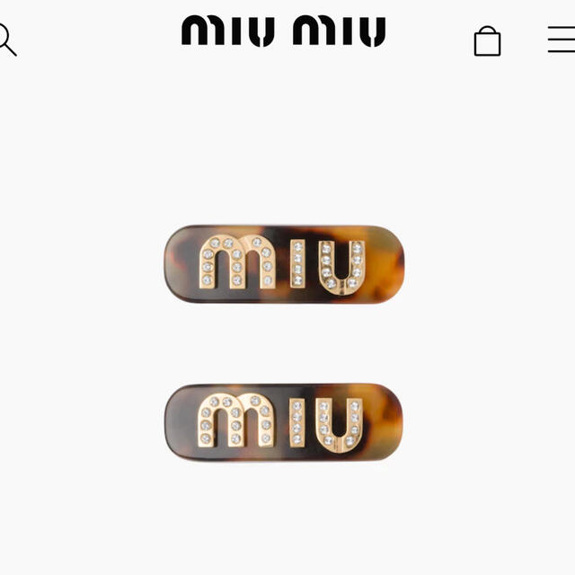 miumiu バレッタ