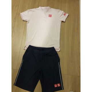 ユニクロ(UNIQLO)のユニクロ 錦織 フェデラー シャツ パンツ テニス ウェア  65(ウェア)