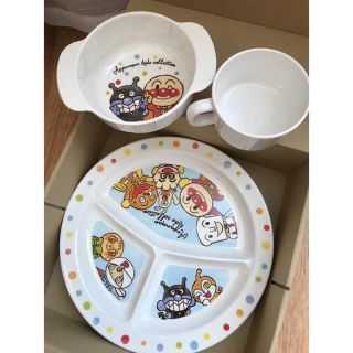 アンパンマン  ノベルティ　ランチプレート食器セット　非売品　新品(その他)