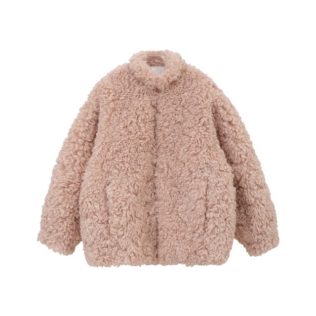 毛皮/ファーコート 新品タグ付き CLANE×田中みな実 カールファー