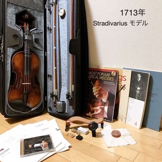 【週末価格】ヴァイオリン　チェコスロバキア製　Stradivarius モデル(ヴァイオリン)