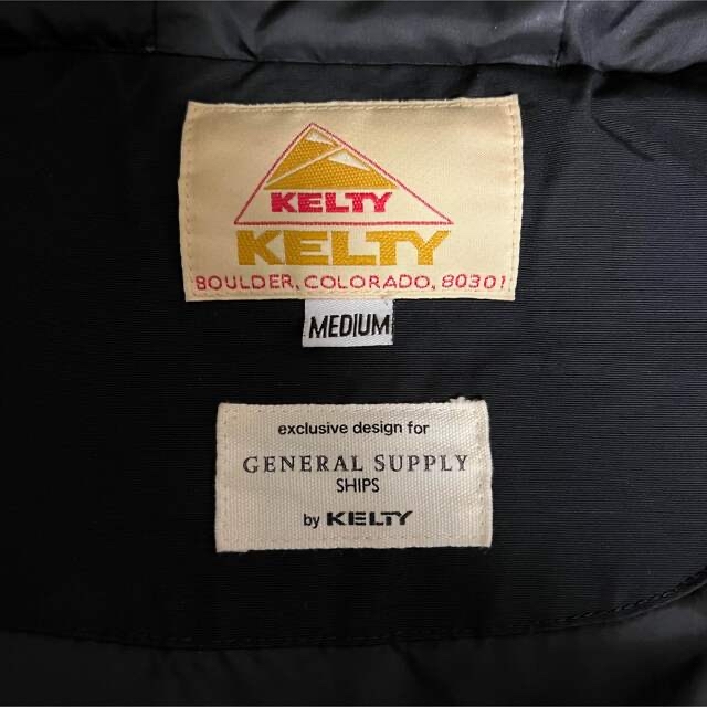 SHIPS(シップス)のKELTY general supply SHIPS 別注ダウンジャケット　紺 メンズのジャケット/アウター(ダウンジャケット)の商品写真