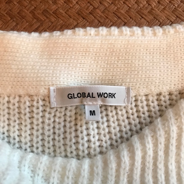 GLOBAL WORK(グローバルワーク)のGLOBAL WORK グローバルワーク ファー付き ニット レディースのトップス(ニット/セーター)の商品写真