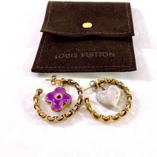 ヴィトン(LOUIS VUITTON) ピアス（パープル/紫色系）の通販 18点