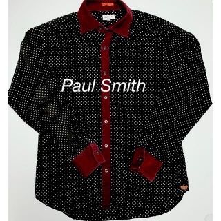 ポールスミス(Paul Smith)のポールスミス黒ドットカラーシャツ(シャツ)