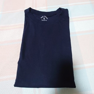GUクルーネックT（長袖）ネイビー(Tシャツ/カットソー(七分/長袖))