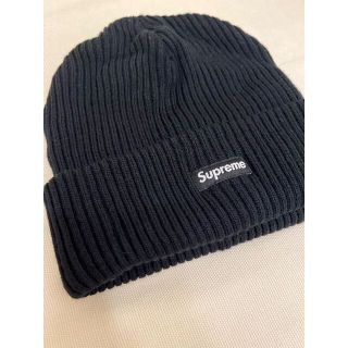 Supreme - supreme シュプリーム ニット帽 ビーニー 黒ブラック