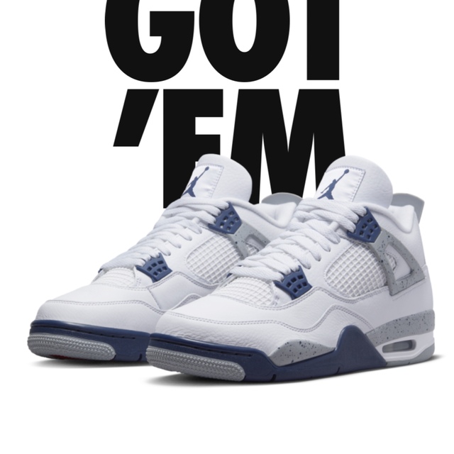 スニーカー29cm AIR JORDAN 4 RETRO MIDNIGHT NAVY