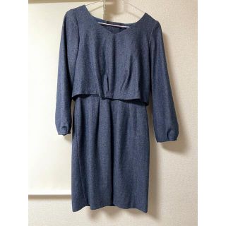 プロポーションボディドレッシング(PROPORTION BODY DRESSING)の【プロポーションボディドレッシング】バックリボンワンピース(ミニワンピース)