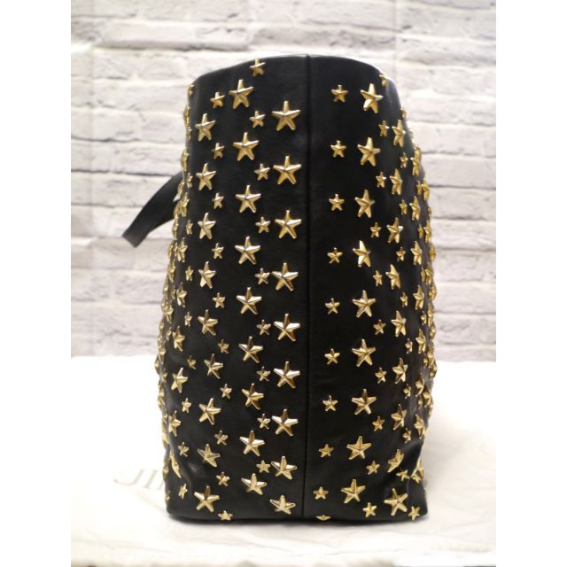 極美品★JIMMY CHOO ジミーチュウ ピムリコ 大容量 トート バッグ 黒 - 3