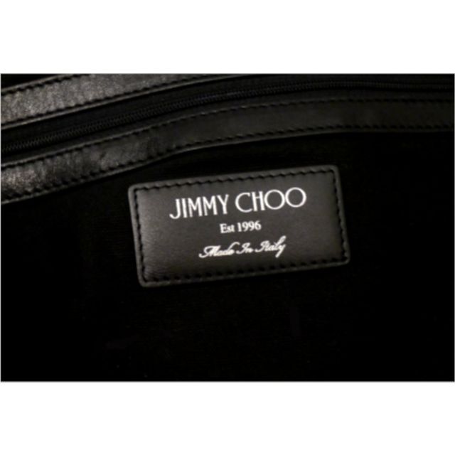 極美品★JIMMY CHOO ジミーチュウ ピムリコ 大容量 トート バッグ 黒 - 7