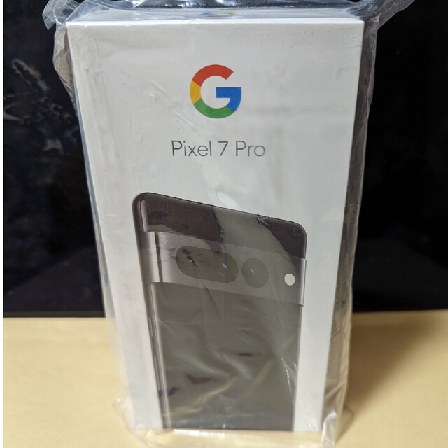 Google Pixel(グーグルピクセル)のGoogle Pixel 7 Pro Black 新品未開封 スマホ/家電/カメラのスマートフォン/携帯電話(スマートフォン本体)の商品写真