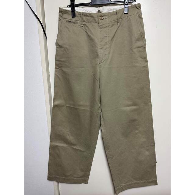AURALEE - AURALEE WASHED FINX CHINO WIDE PANTSの通販 by 嵐山町's ...