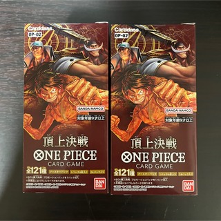 ONE PIECE - ワンピースカードゲーム 頂上決戦 2BOX 新品未開封品の 