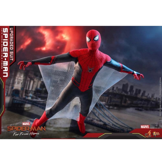 ホットトイズ 1/6 スパイダーマン(アップグレードスーツ版)ファーフロムホーム エンタメ/ホビーのフィギュア(アメコミ)の商品写真