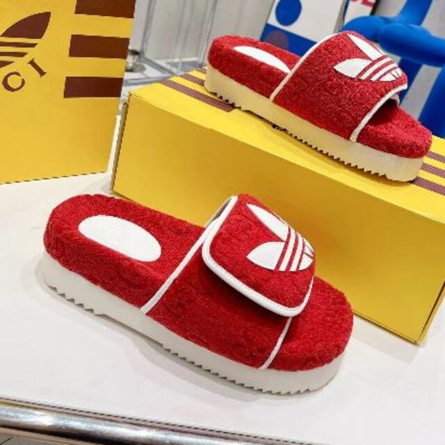 アディダス×グッチ ウィメンズ プラットフォームサンダル | www