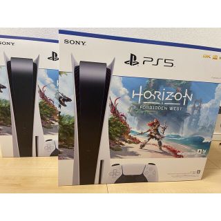 プレイステーション(PlayStation)のPlayStation5ホライゾン　2台(家庭用ゲーム機本体)