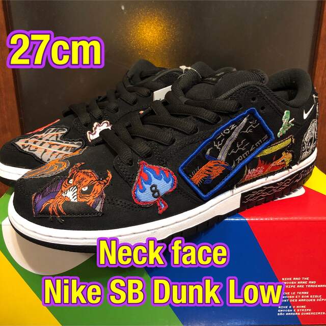 Neck face × Nike SB Dunk Low 27cm