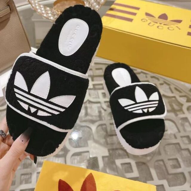 2022公式店舗adidas×Gucci GG ウィメンズ プラットフォームサンダル
