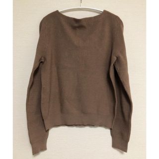新品★Aveniretoile★アベニールエトワール★フラワーモチーフニット★茶